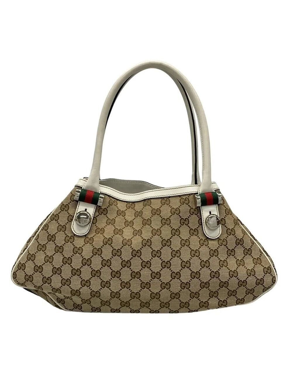 Authentic GUCCI Leather Shoulder Bag br488-112025